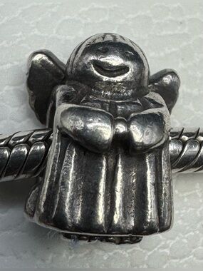 Authentic Retired Pandora Vintage Little Angel of Hope Charm 925 ALE